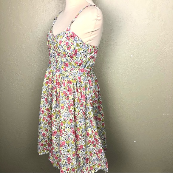FOSSIL Floral Sun Dress sz M - Picture 8 of 9